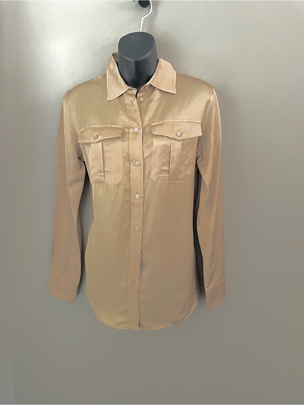 Ralph Lauren Tan Button Down Shirt (NWT)